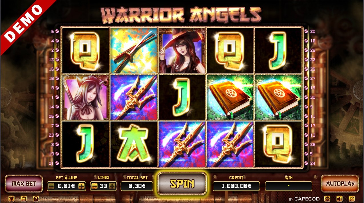 Warrior Angels Slot Gameplay