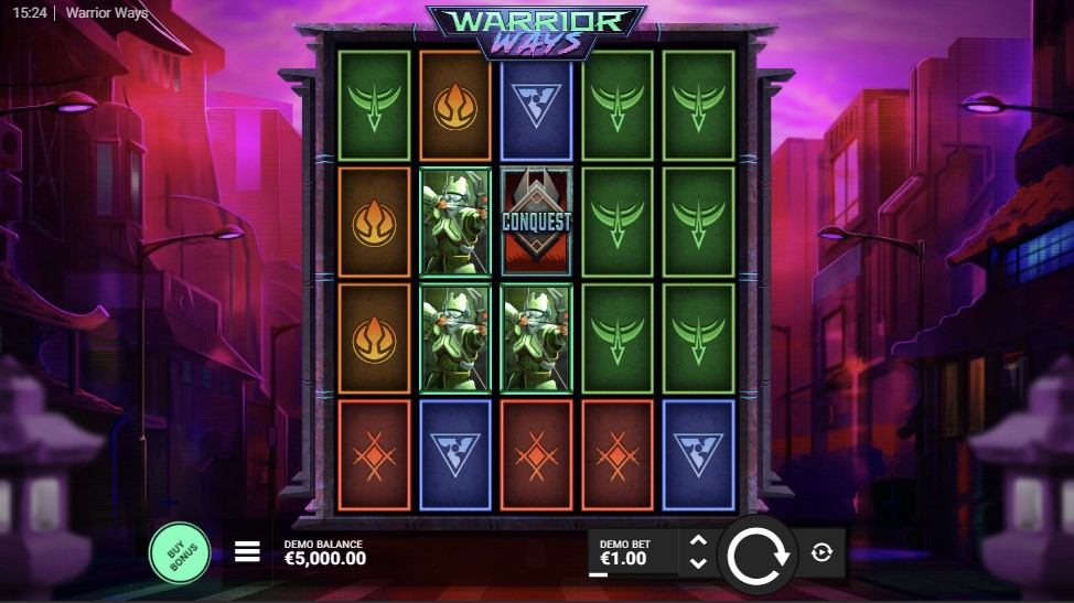 Warrior Ways Slot Gameplay