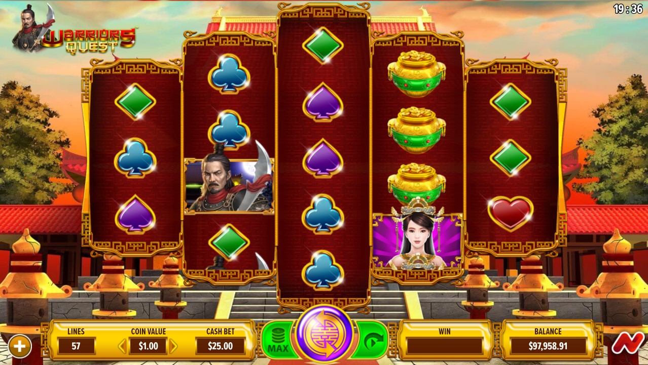 Warriors Quest Slot Gameplay