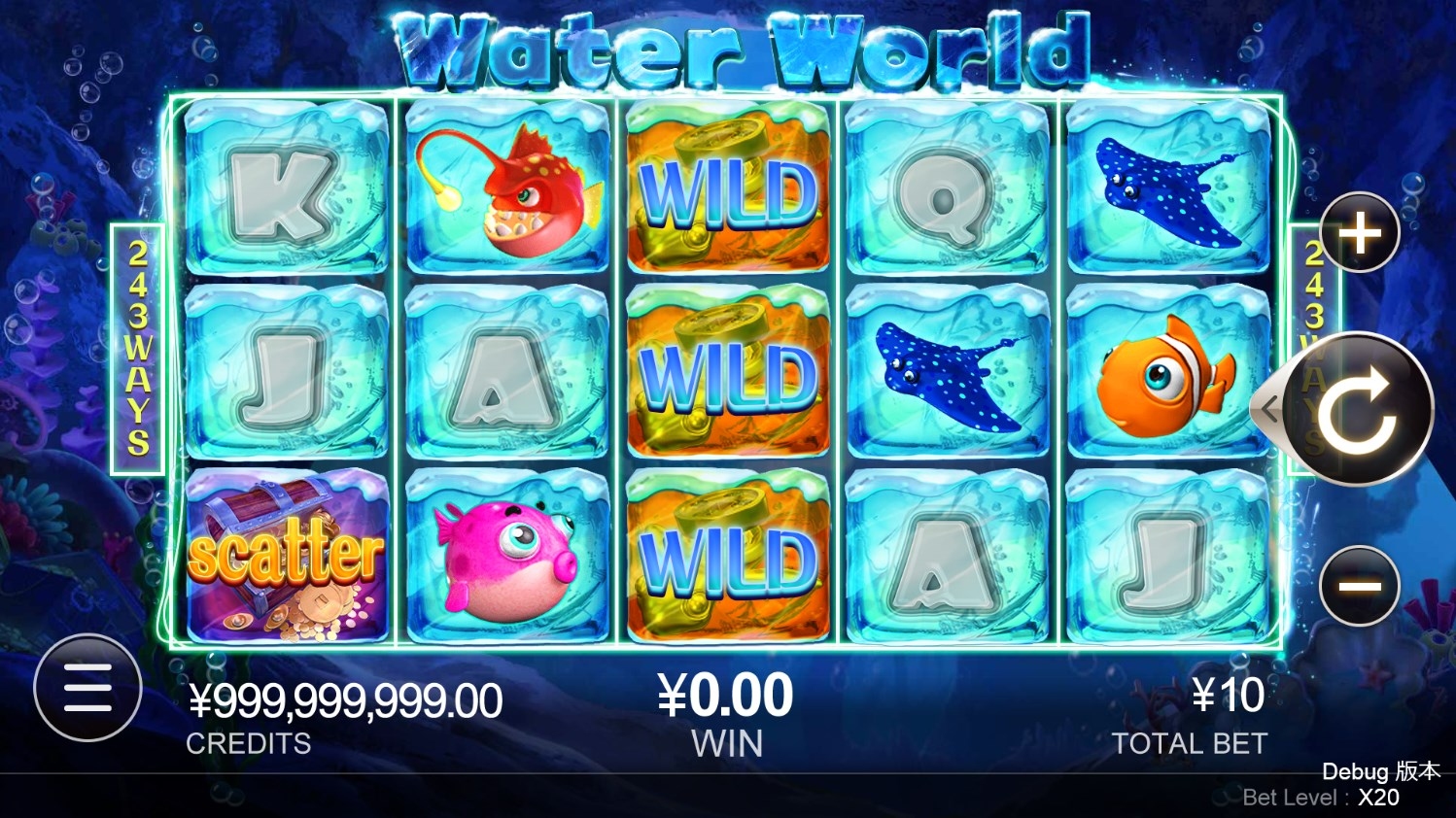 Water World Slot Gameplay
