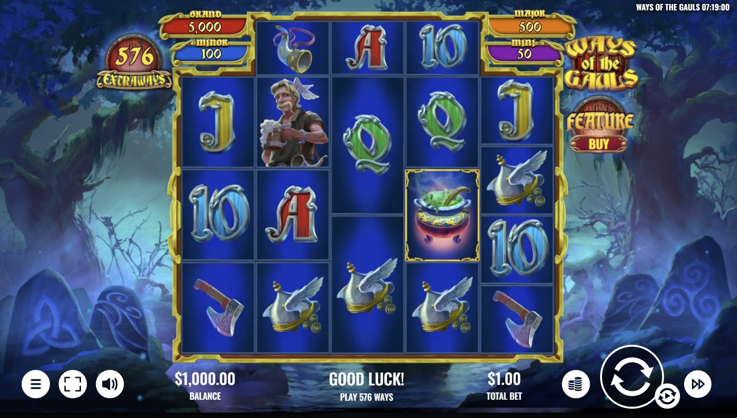 Ways of the Gauls Slot Gameplay