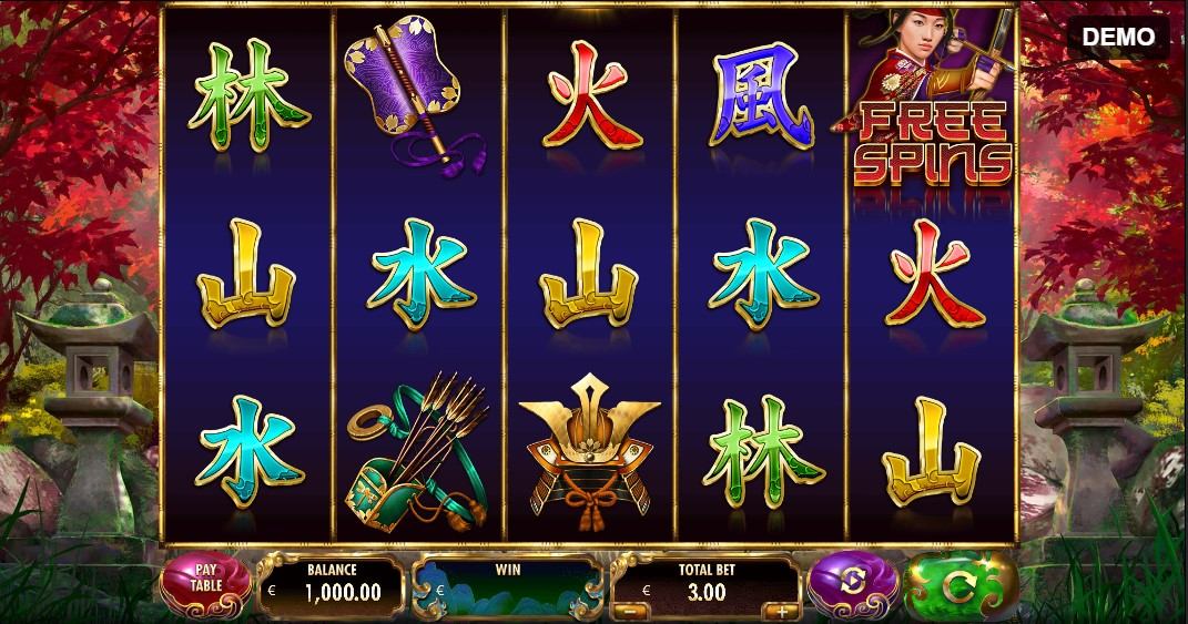 Ways of the Samurai Slot Gameplay