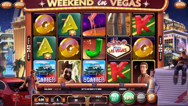 Weekend In Vegas Slot Gameplay