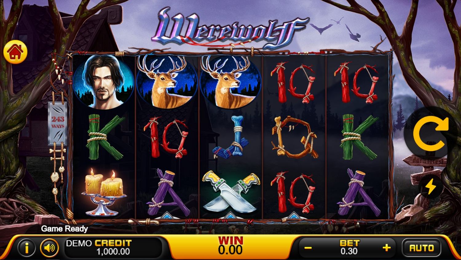 Werewolf Slot Gameplay