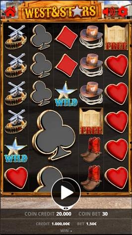 West & Stars Slot Gameplay