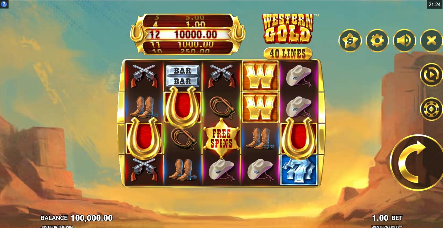 Western Gold Slot Gameplay