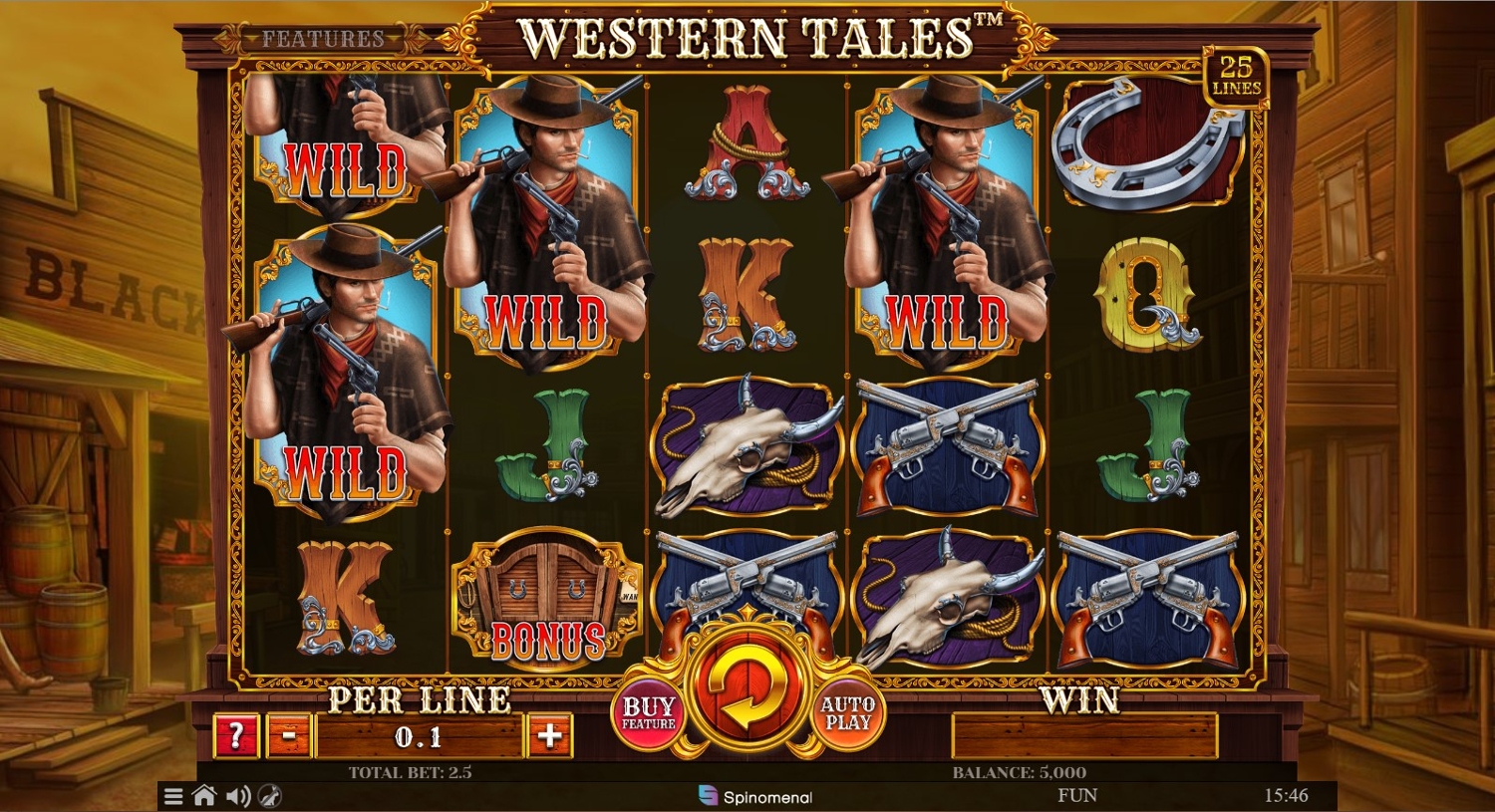 Western Tales Slot Gameplay