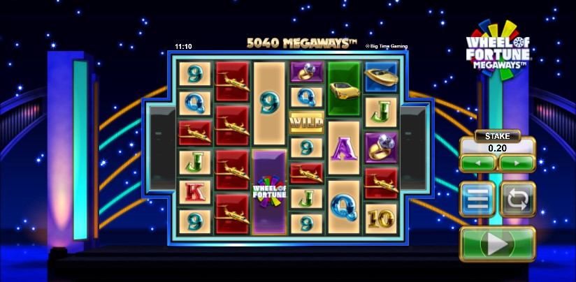 Wheel of Fortune Megaways Slot Gameplay