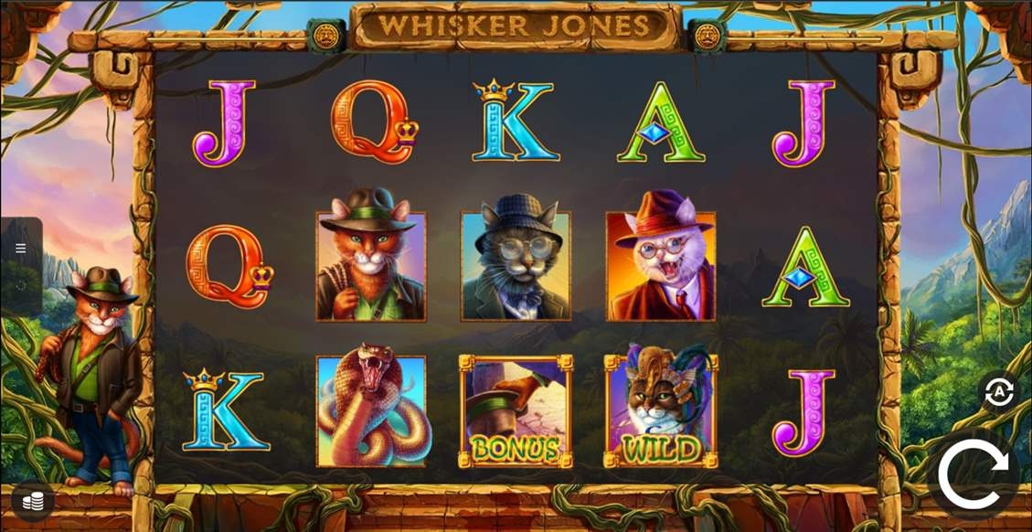 Whisker Jones Slot Gameplay