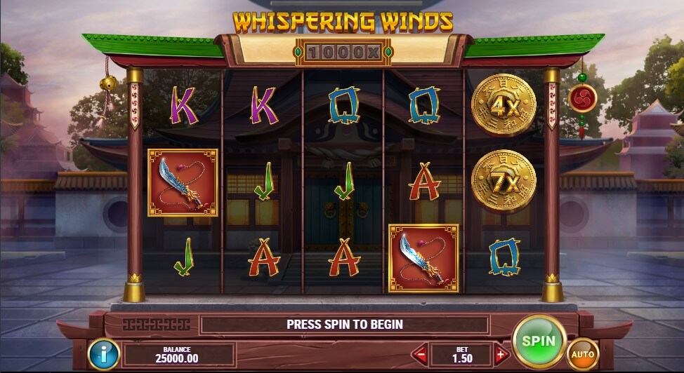 Whispering Winds Slot Gameplay