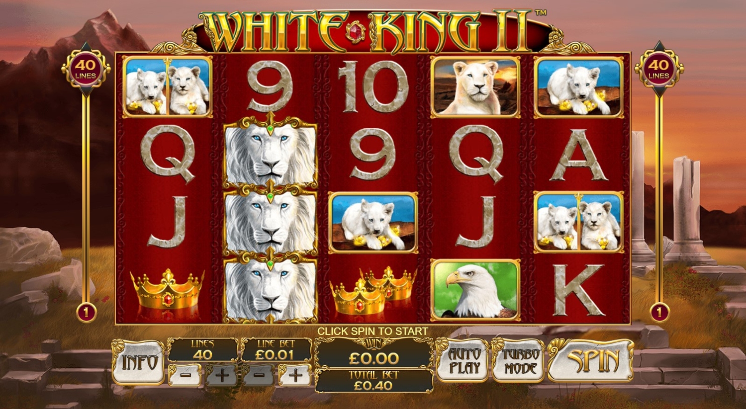 White King II Slot Gameplay
