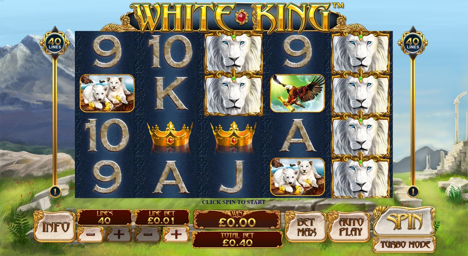 White King Slot Gameplay
