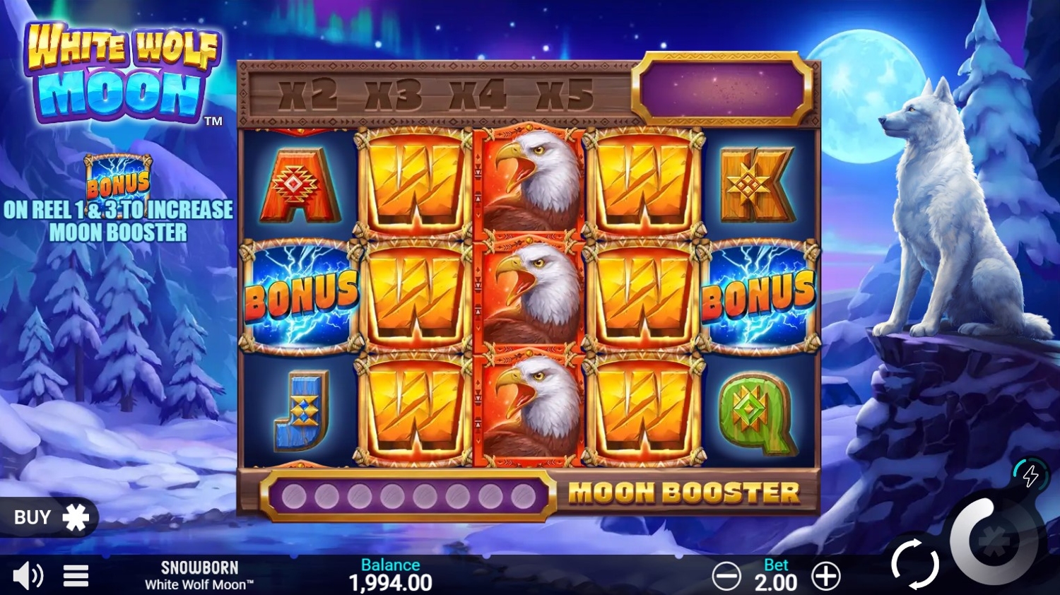 White Wolf Moon Slot Gameplay
