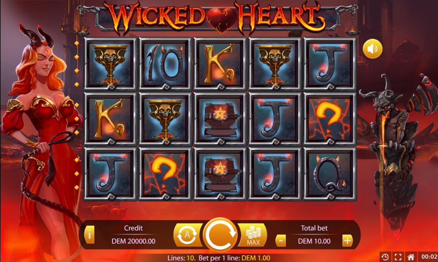 Wicked Heart Slot Gameplay