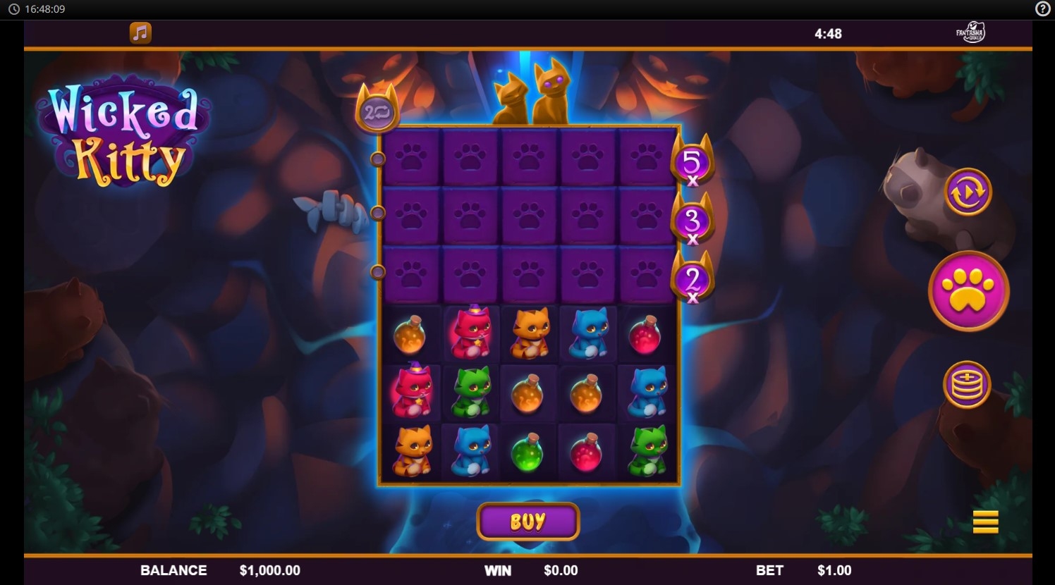 Wicked Kitty Slot Gameplay