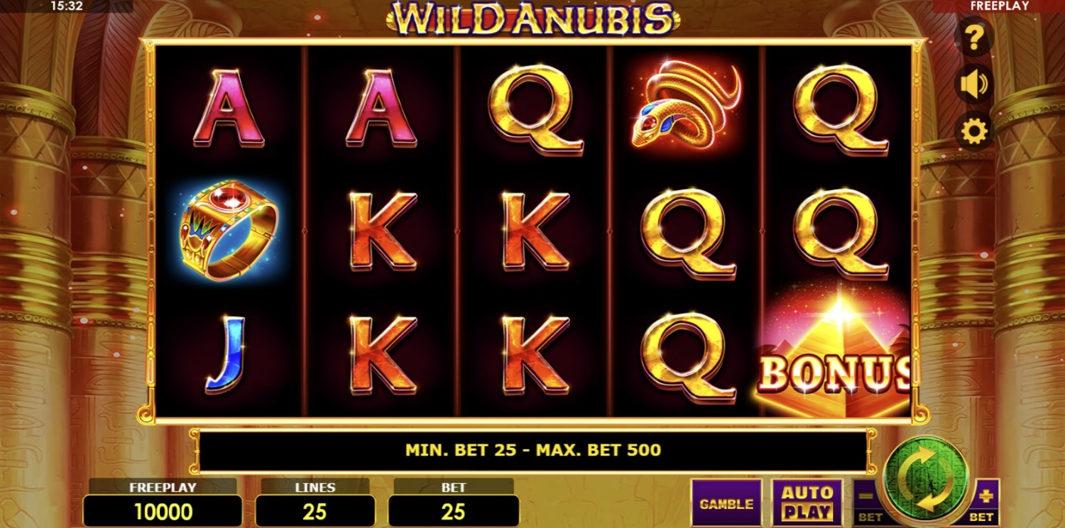 Wild Anubis Slot Gameplay