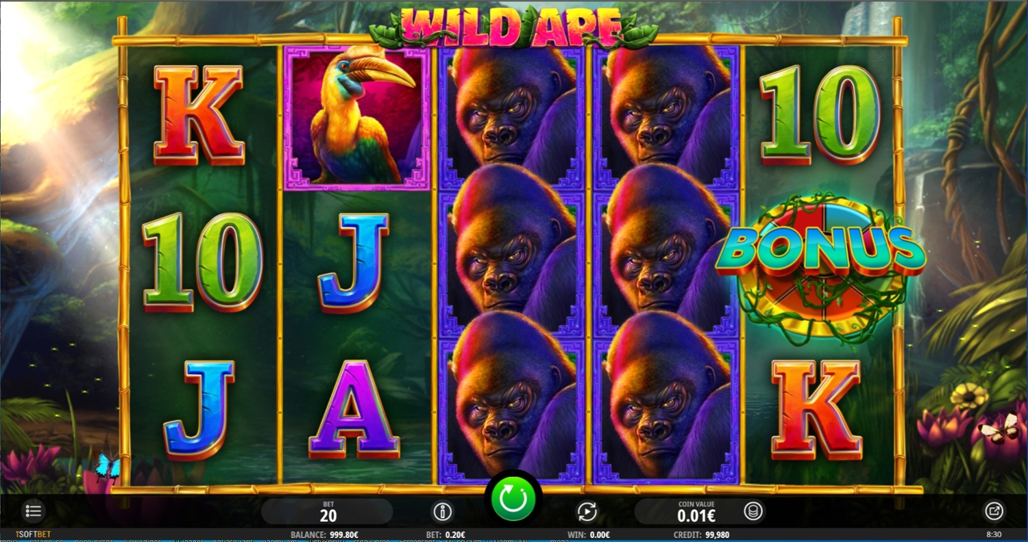 Wild Ape Slot Gameplay