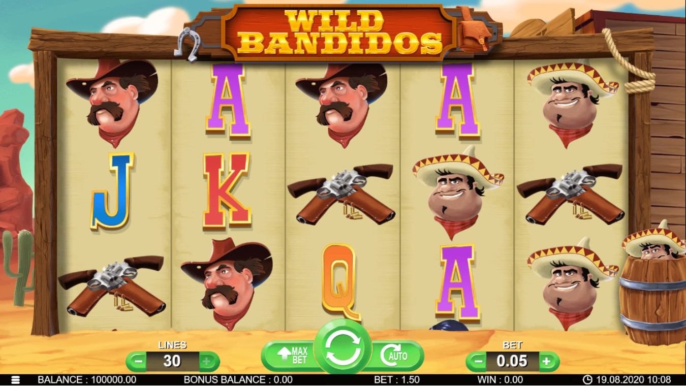 Wild Bandidos Slot Gameplay