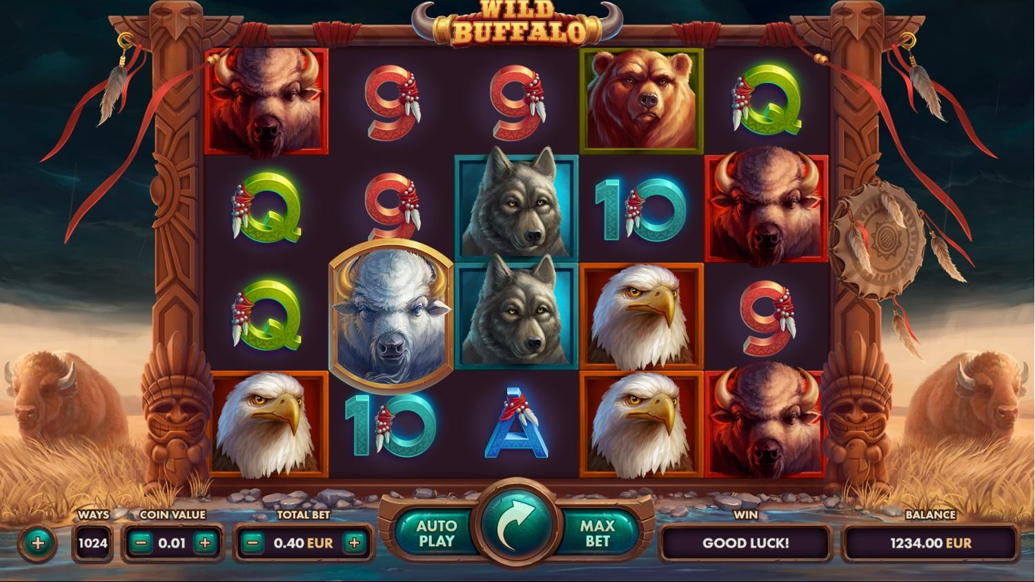 Wild Buffalo Slot Gameplay