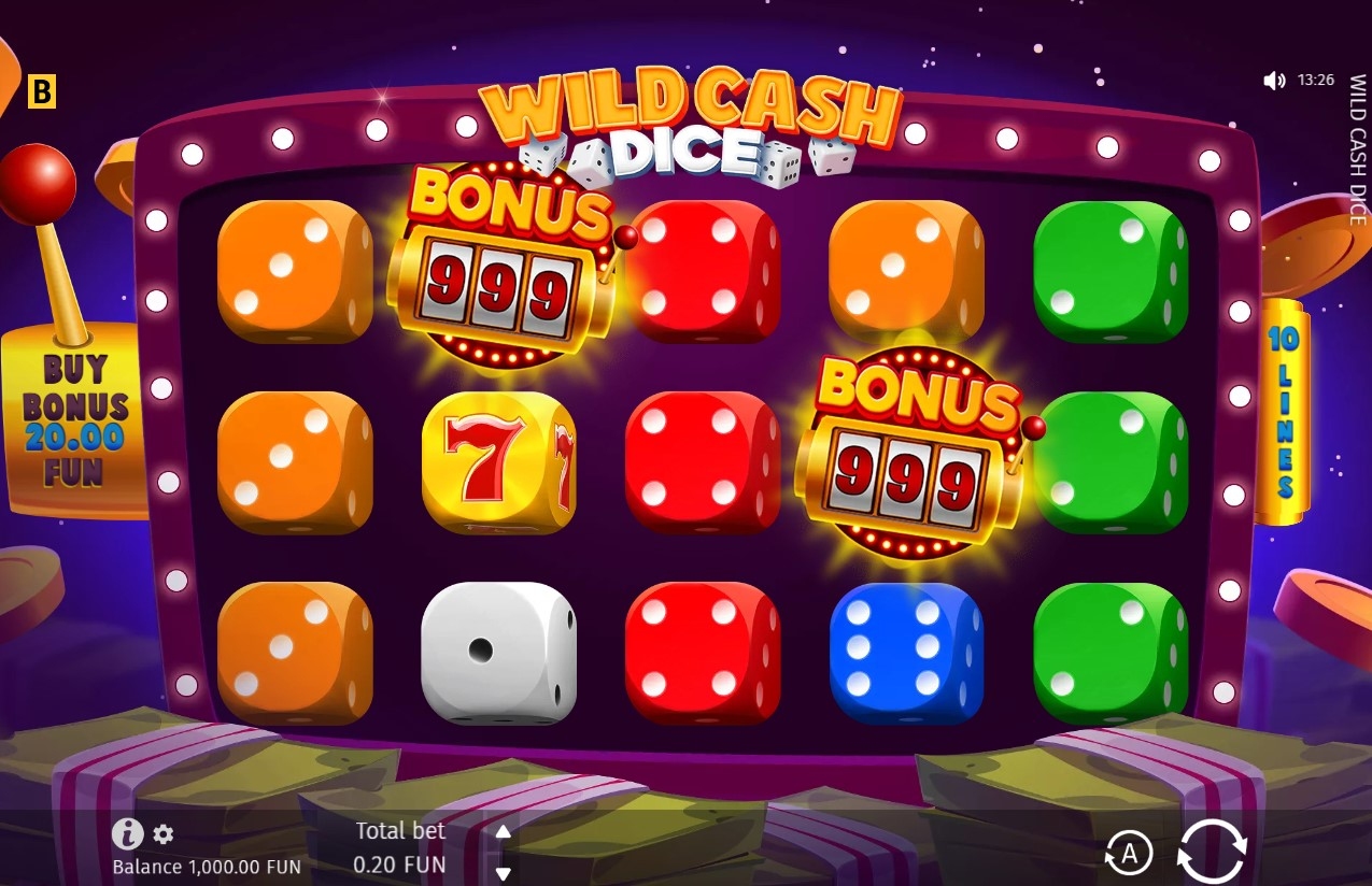 Wild Cash Dice Slot Gameplay