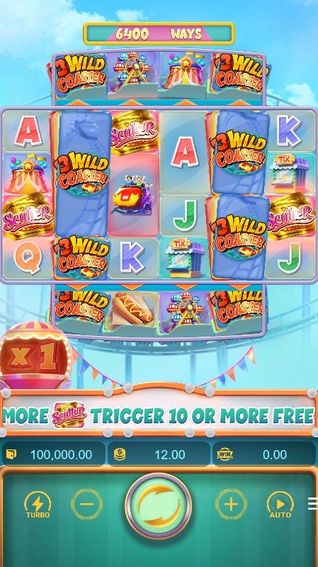 Wild Coaster Slot Gameplay