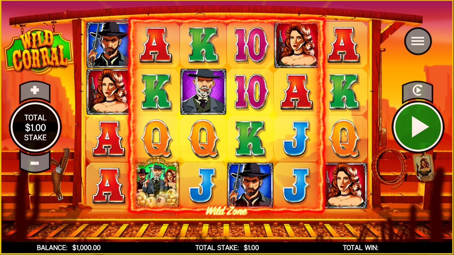 Wild Corral Slot Gameplay