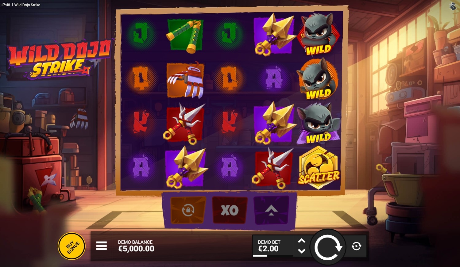 Wild Dojo Strike Slot Gameplay