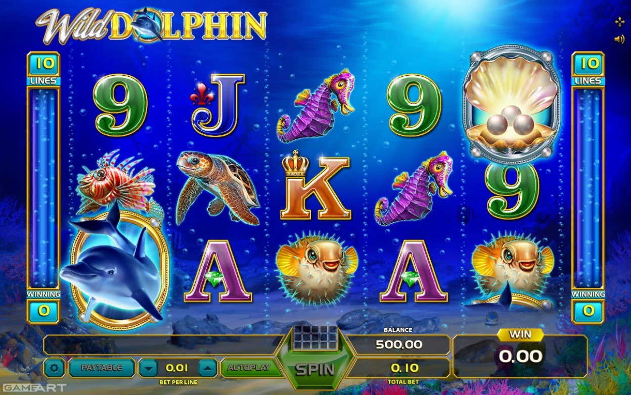 Wild Dolphin Slot Gameplay