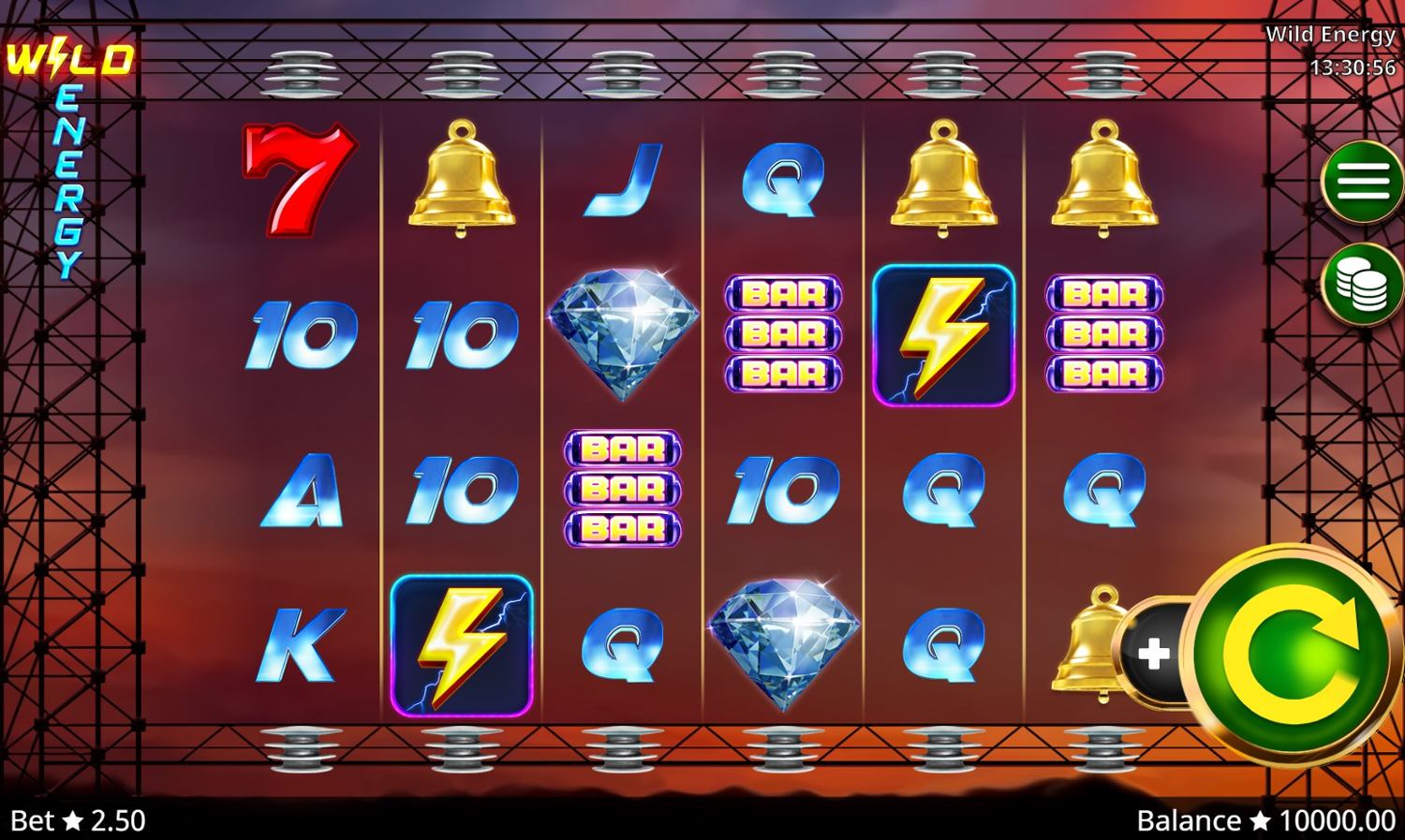 Wild Energy Slot Gameplay