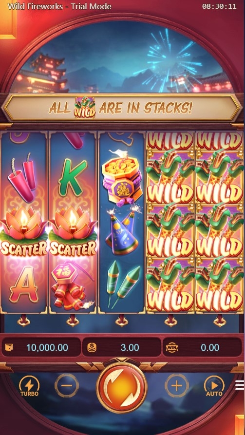 Wild Fireworks Slot Gameplay