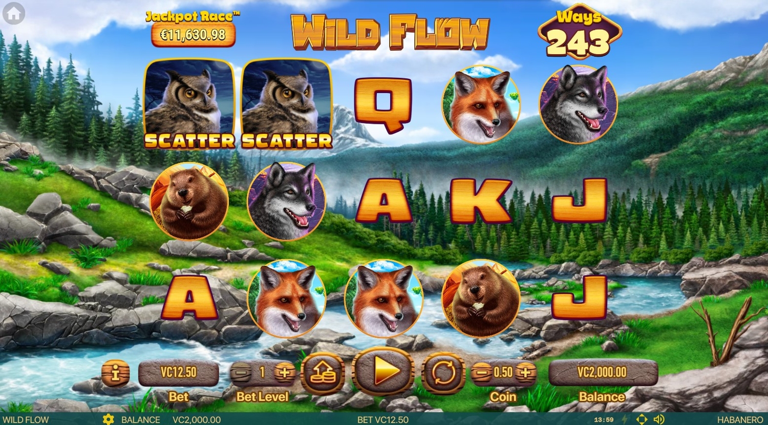 Wild Flow Slot Gameplay