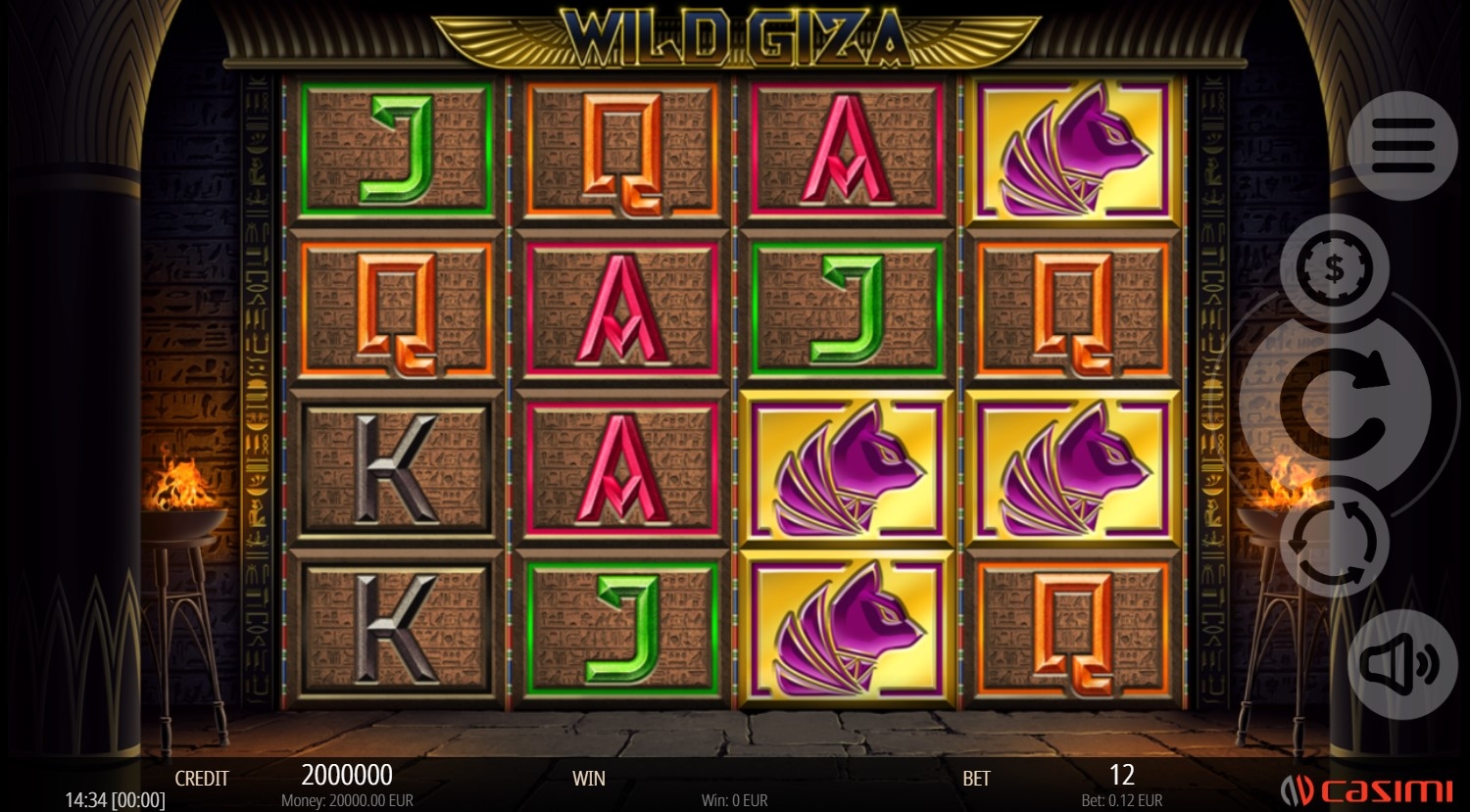 Wild Giza Slot Gameplay