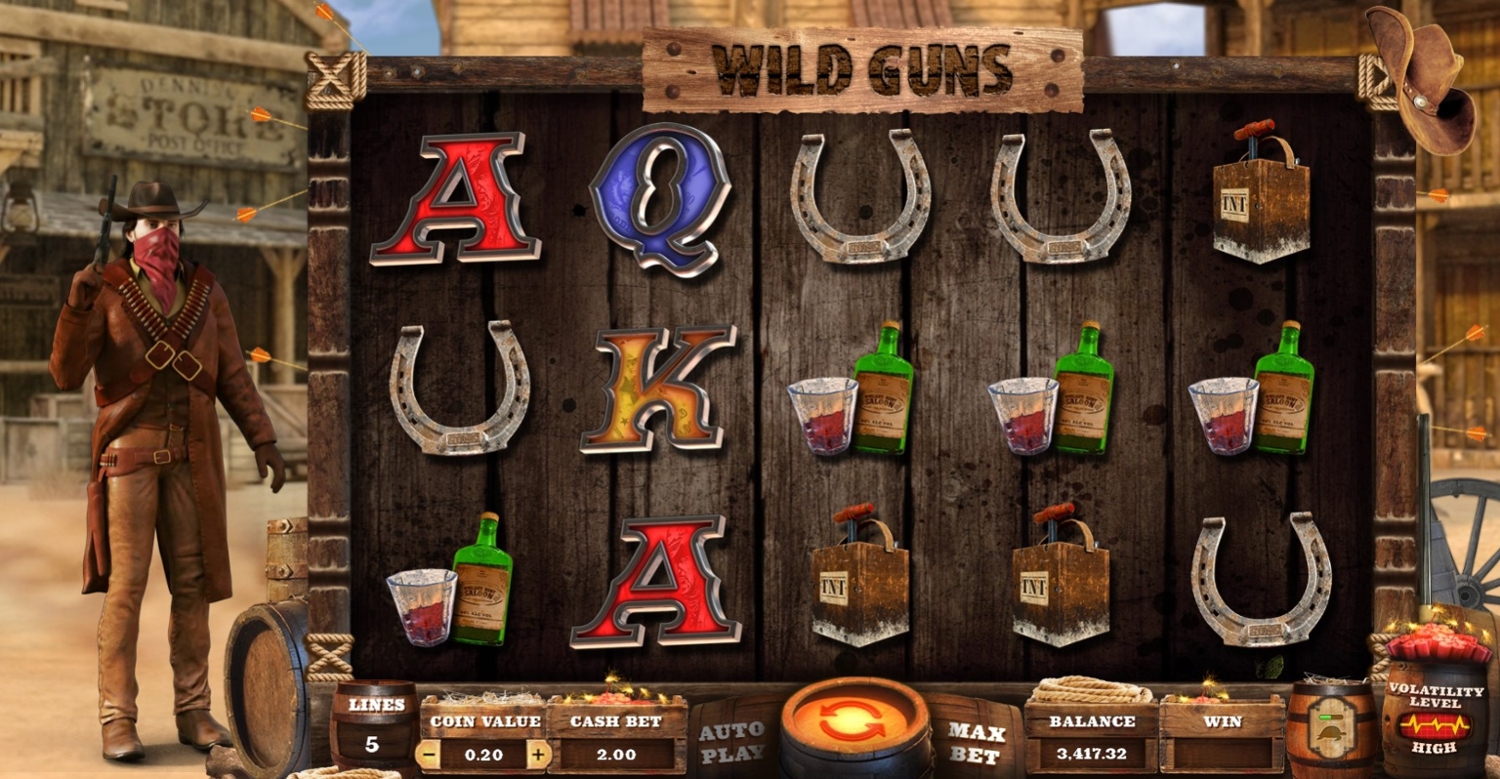 Wild Guns Slot Gameplay