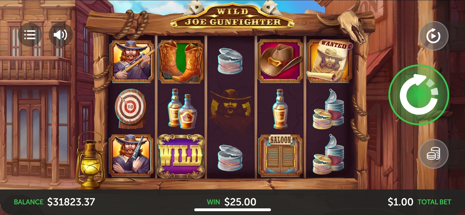 Wild Joe Gunfighter Slot Gameplay