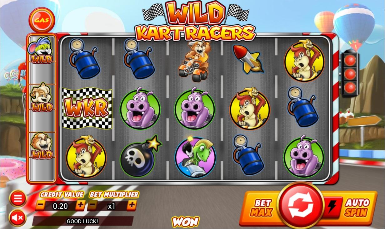 Wild Kart Races Slot Gameplay
