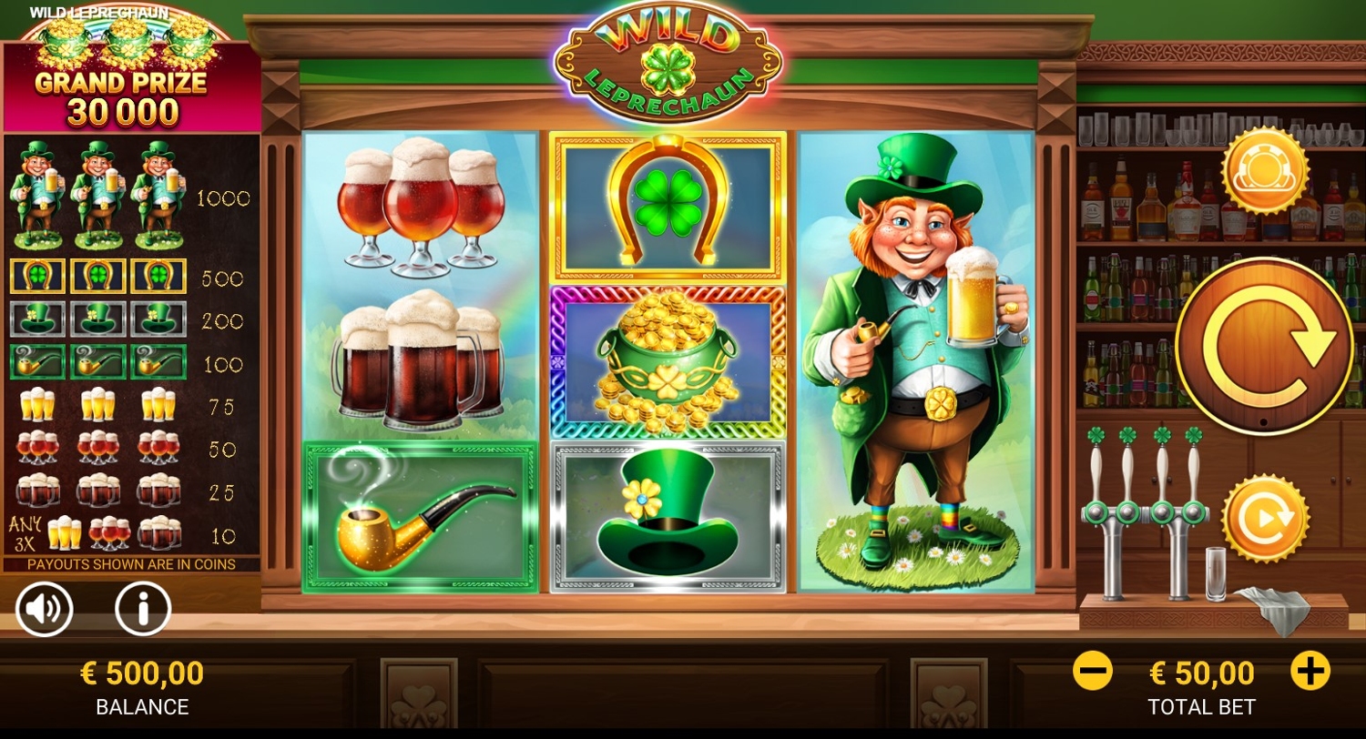 Wild Leprechaun (Reevo) Slot Gameplay