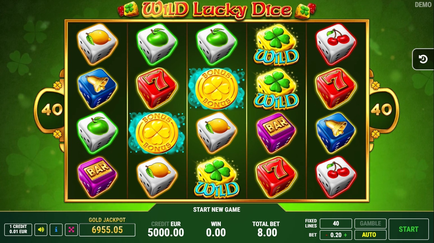 Wild Lucky Dice Slot Gameplay