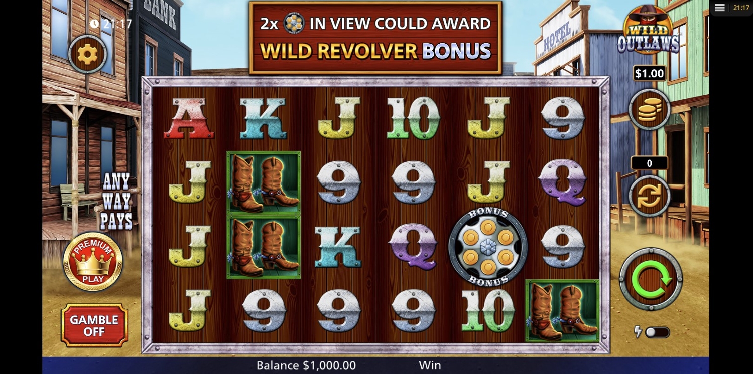 Wild Outlaws Slot Gameplay
