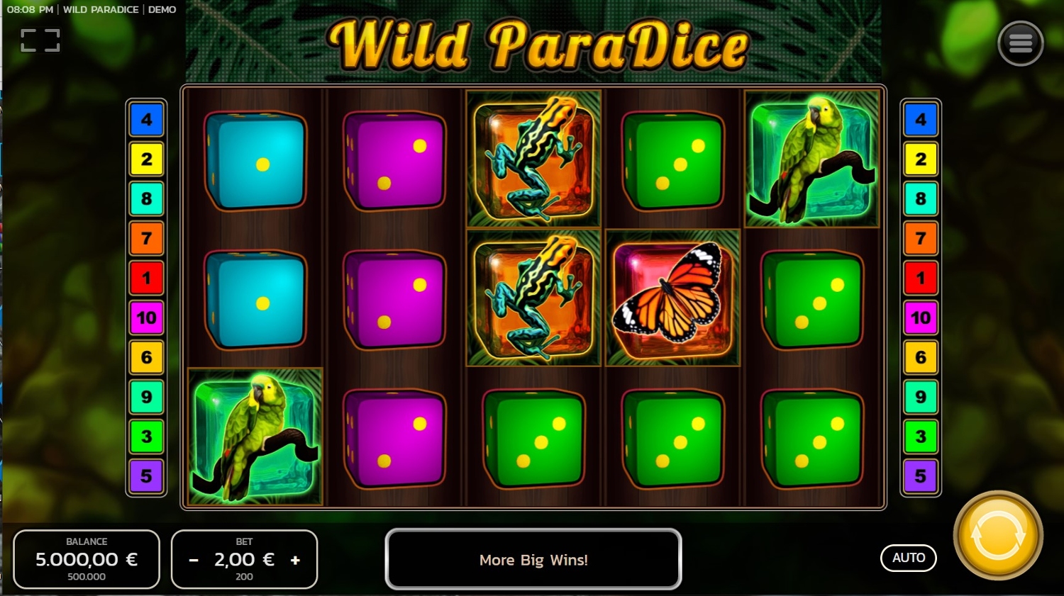 Wild Paradice Slot Gameplay