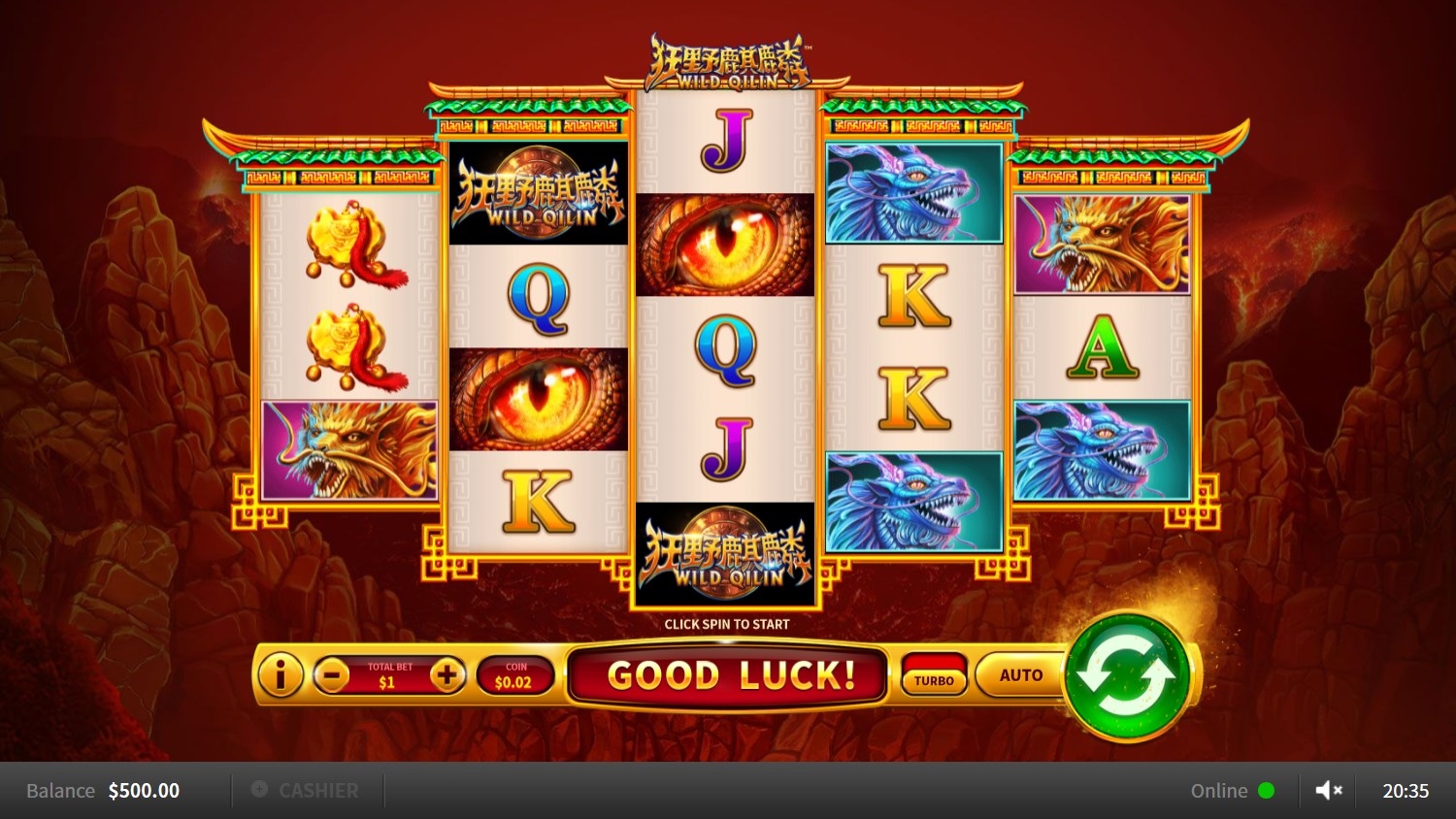 Wild Qilin Slot Gameplay