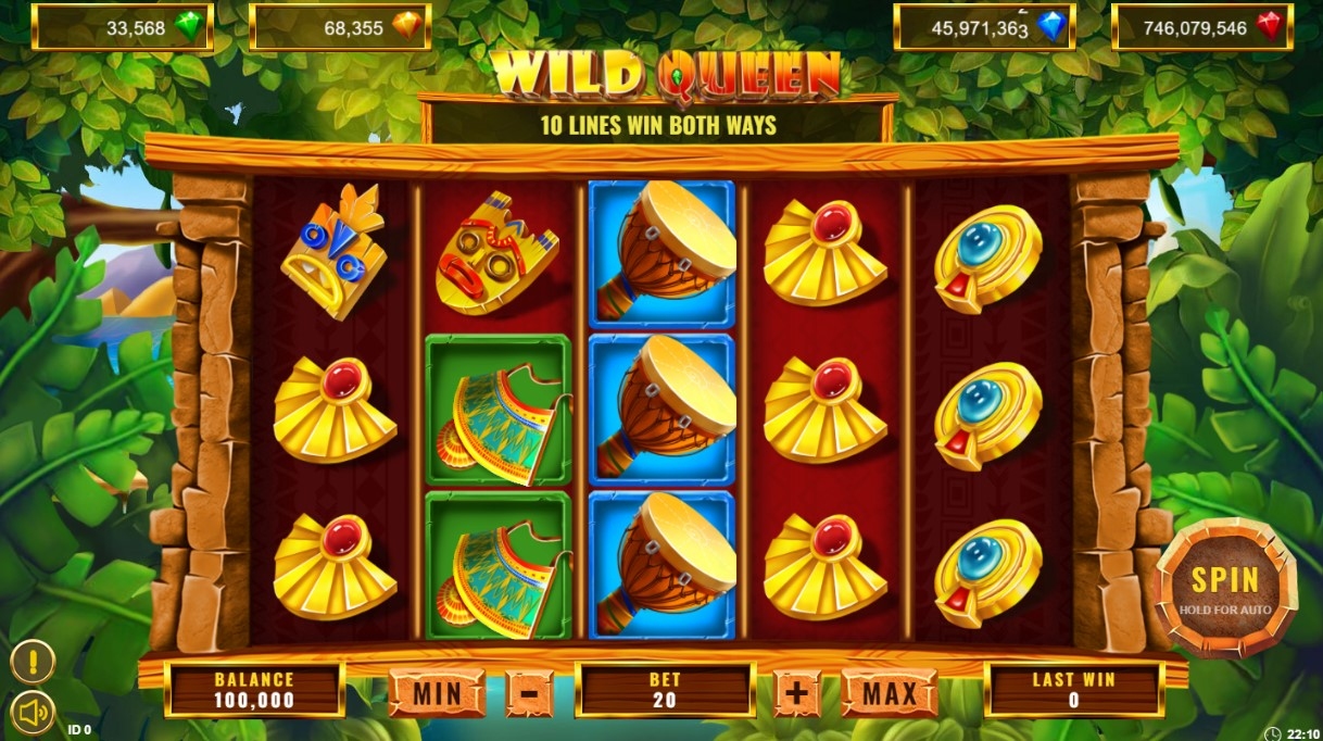 Wild Queen Slot Gameplay