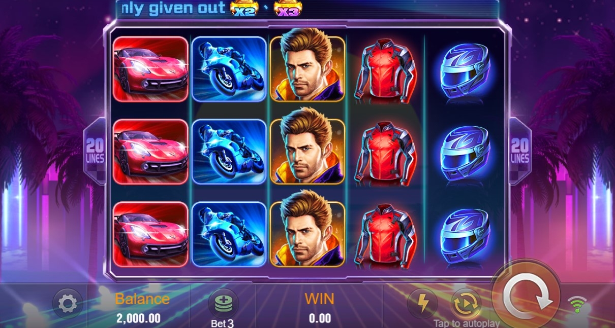 Wild Racer Slot Gameplay