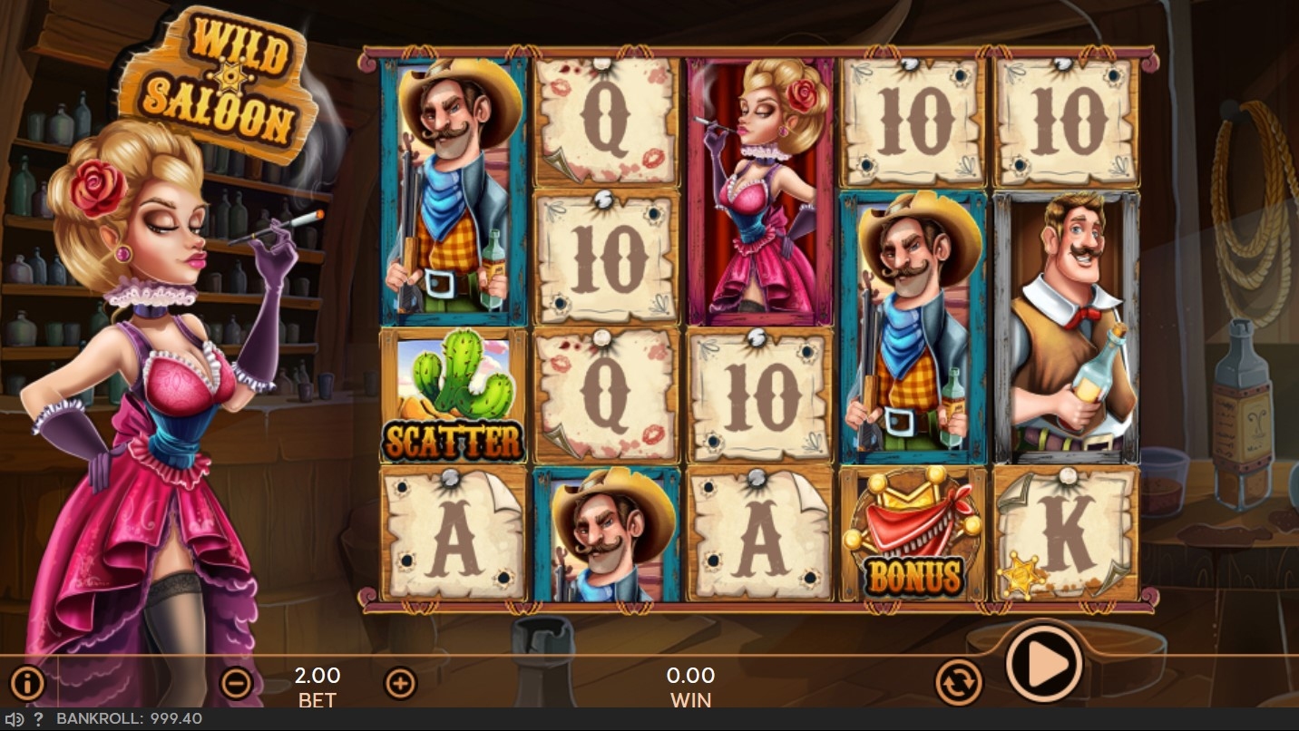 Wild Saloon Slot Gameplay