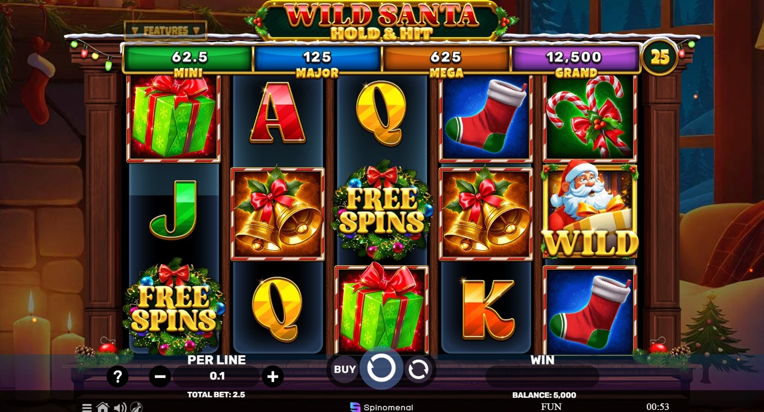 Wild Santa - Hold & Hit Slot Gameplay