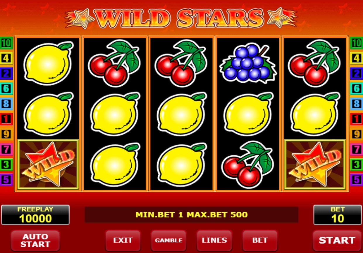 Wild Stars Slot Gameplay