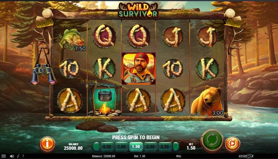 Wild Survivor Slot Gameplay