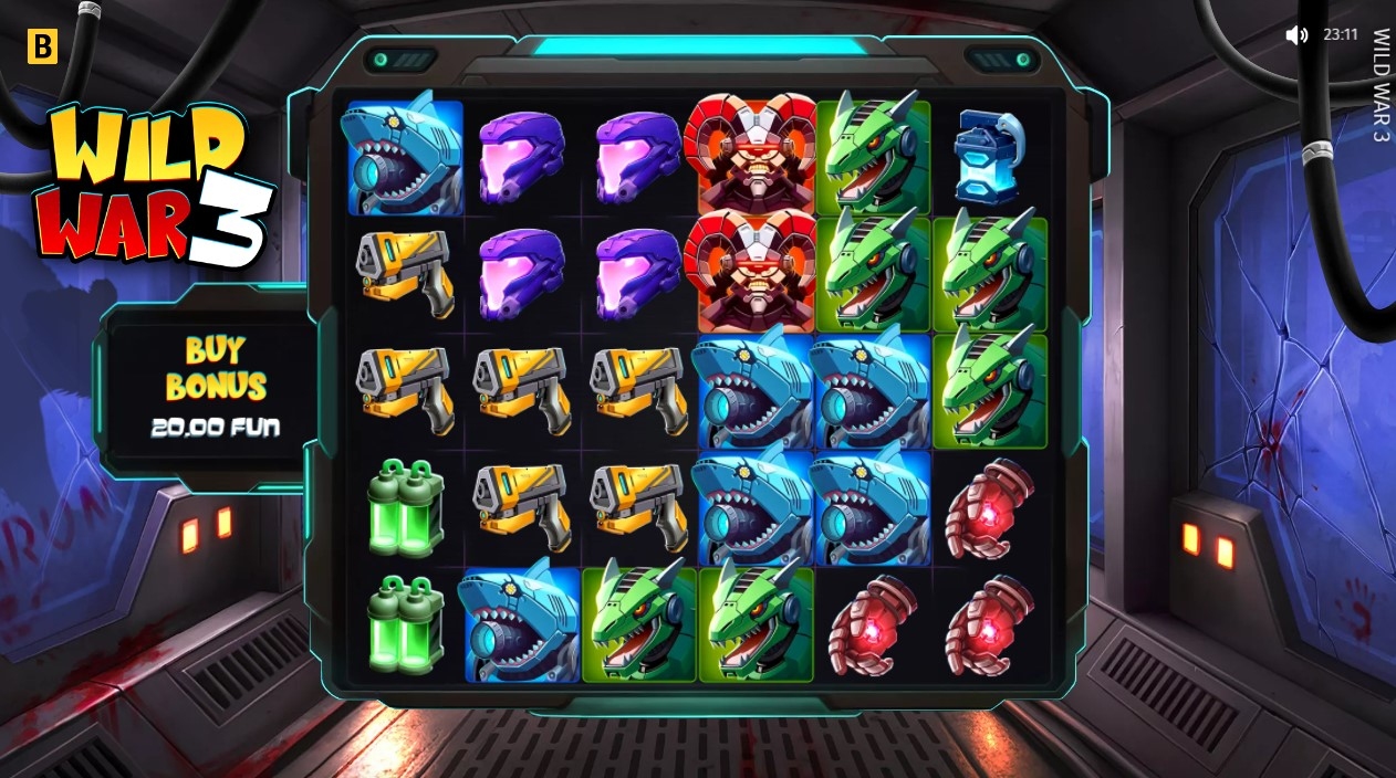 Wild War 3 Slot Gameplay