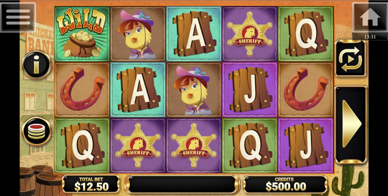 Wild West Chicken Slot Gameplay