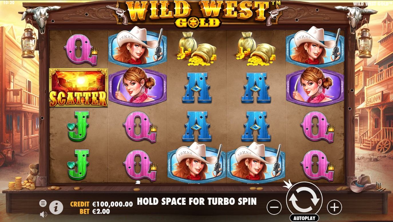 Wild West Gold Slot Gameplay