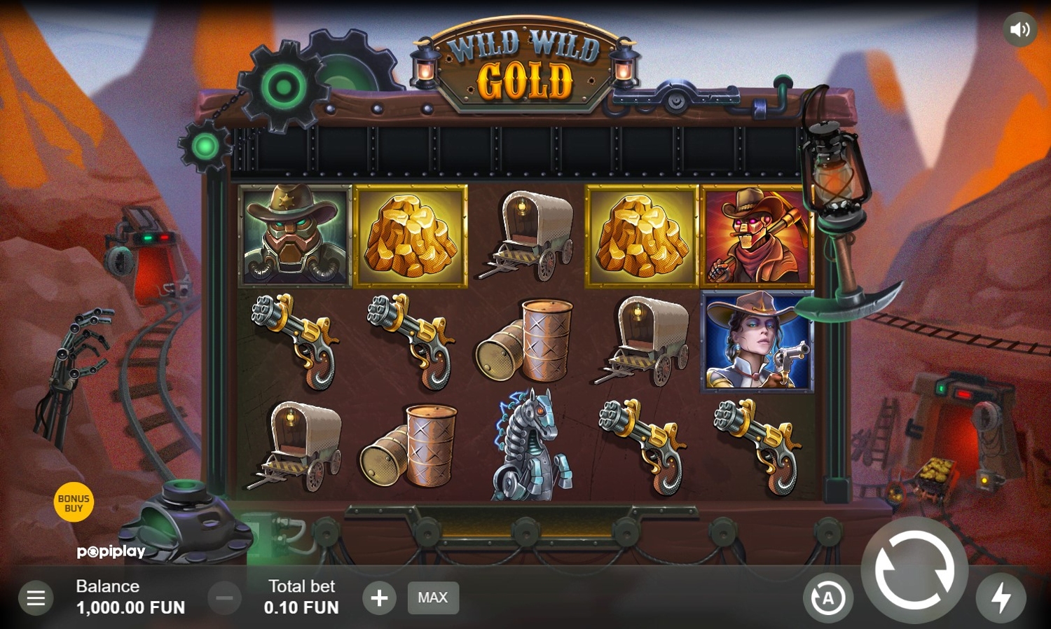 Wild Wild Gold Slot Gameplay